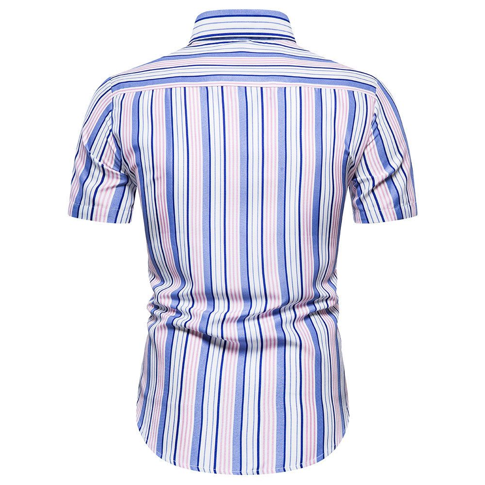 camisa masculina listrada de botão