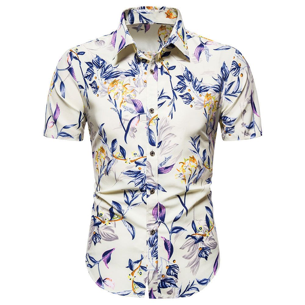 camisa estampada masculina