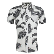 camisa masculina floral estampada