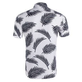 camisa masculina floral estampada