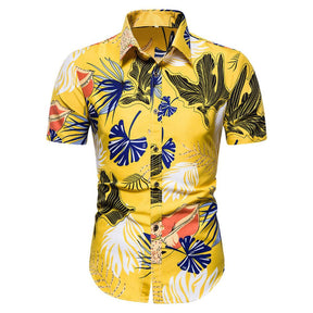 camisa estampada masculina