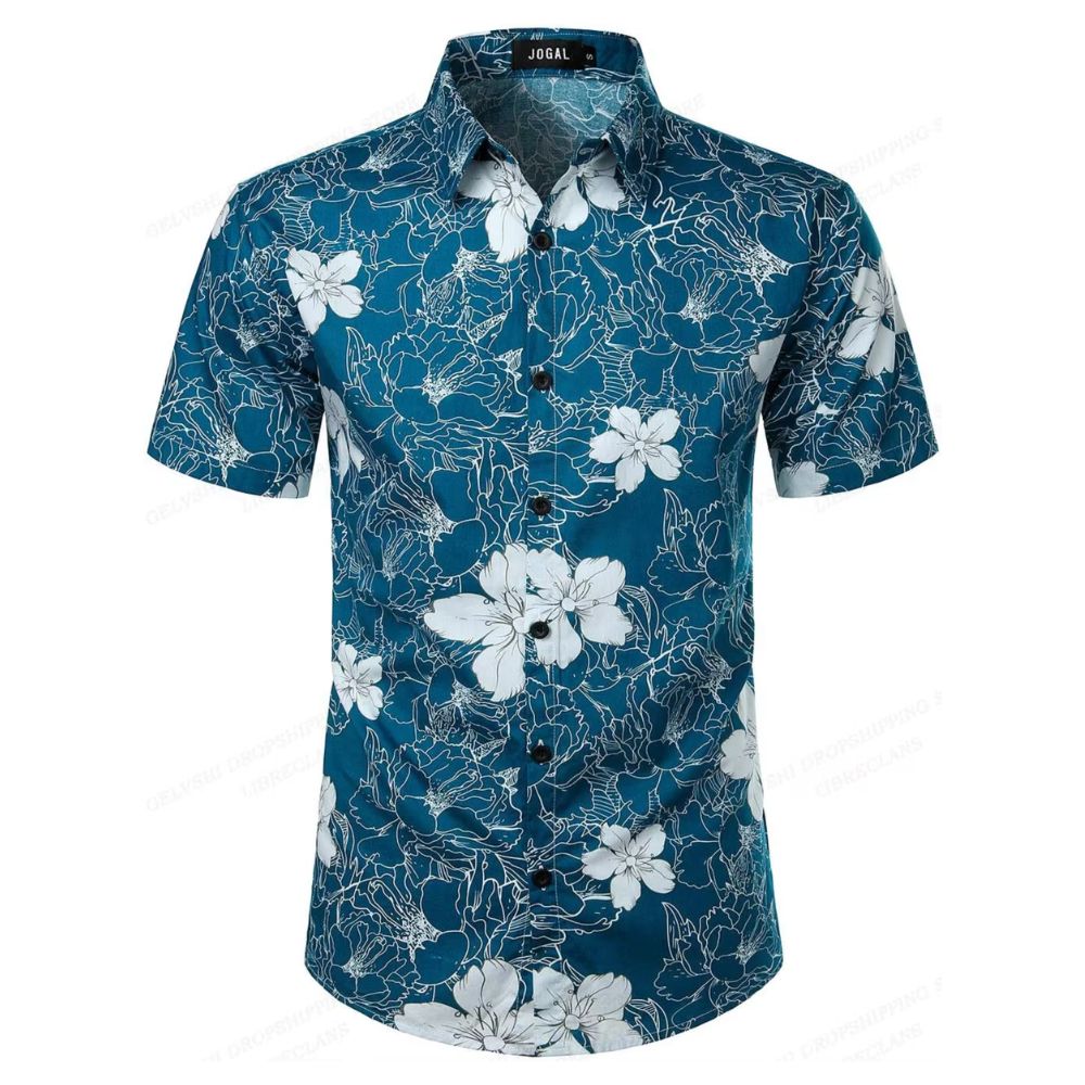 camisa estampada masculina