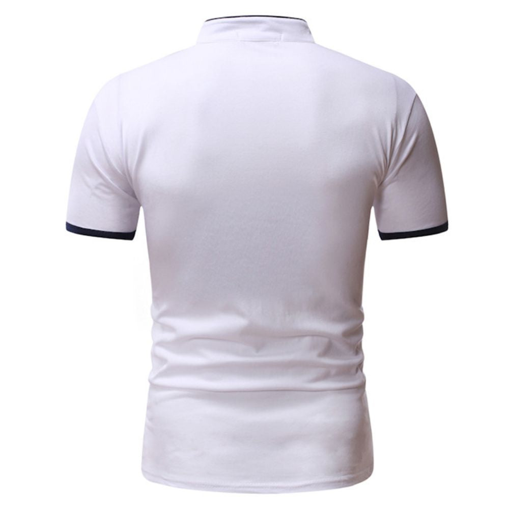 camisa gola padre masculina