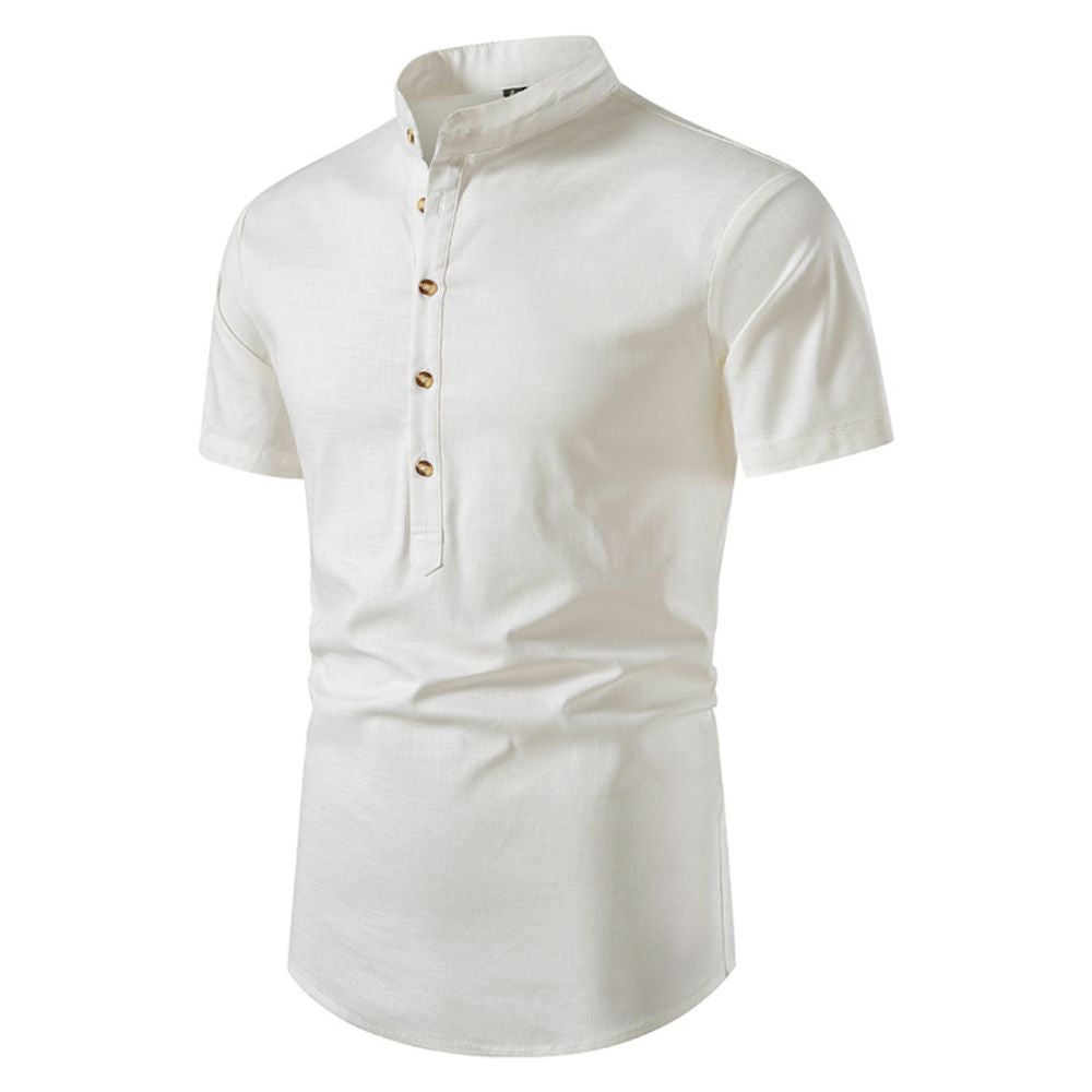 camisa gola padre masculina