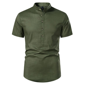 camisa gola padre masculina