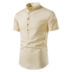 camisa gola padre masculina