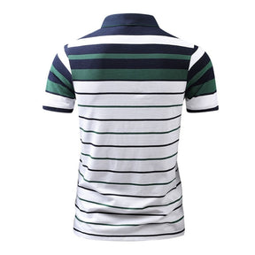 camisa polo masculina listrada