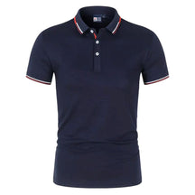 camisa polo masculina azul