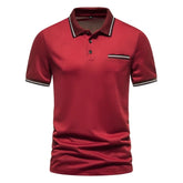 Camisa Polo Masculina Aris Vinho