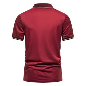 Camisa Polo Masculina Aris Vinho