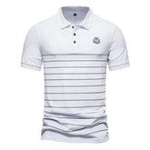 camisa polo masculina branca