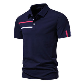 camisa polo masculina azul