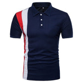 camisa polo masculina azul escuro