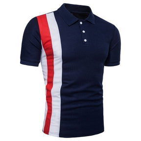 camisa polo masculina azul escuro