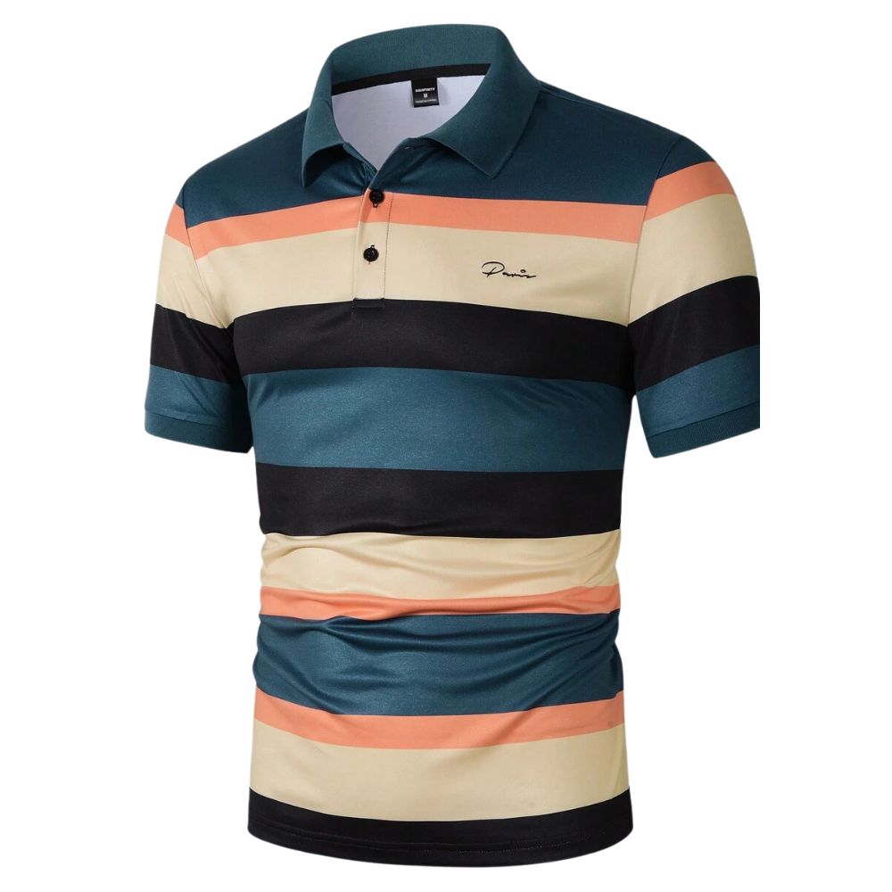 camisa polo masculina listrada