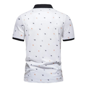 camisa polo masculina branca