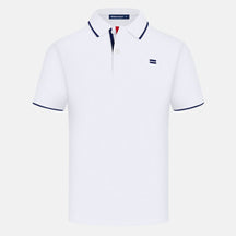 camisa polo masculina branco