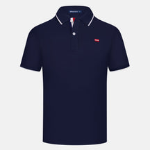 camisa polo masculina azul