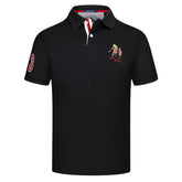 camisa polo masculina preto