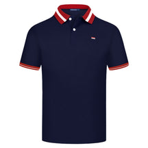 camisa polo masculina azul escuro