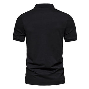 camisa polo masculina preta