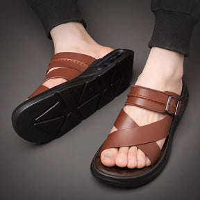 Chinelo de Couro Masculino