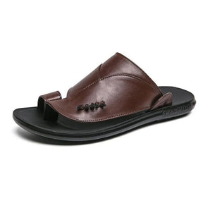 Chinelo de Couro Masculino