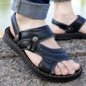 Chinelo de Couro Masculino