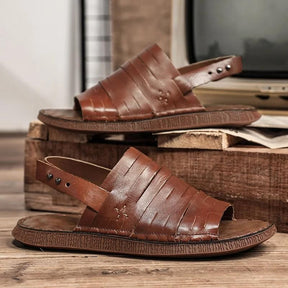 Chinelo de Couro Masculino