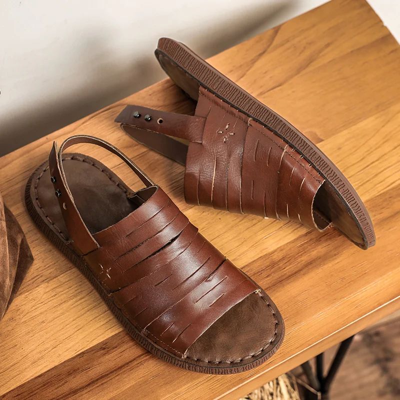 Chinelo de Couro Masculino