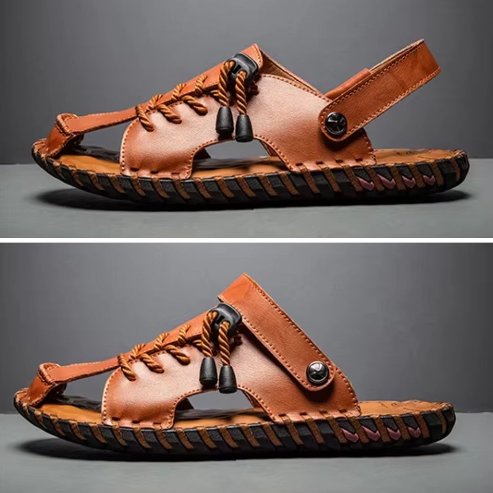 Chinelo de Couro Masculino