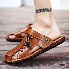 Chinelo de Couro Masculino