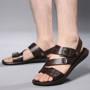 Chinelo de Couro Masculino 