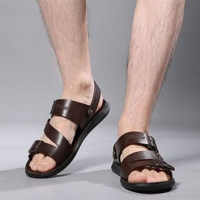 Chinelo de Couro Masculino 