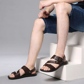 Chinelo de Couro Masculino