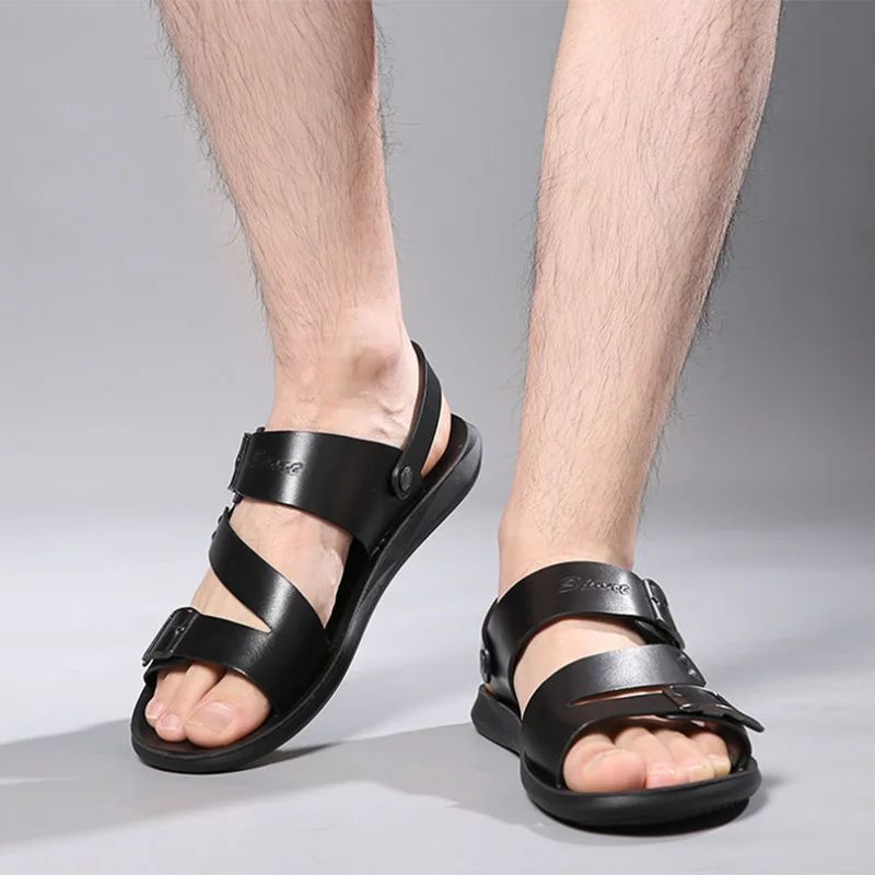 Chinelo de Couro Masculino