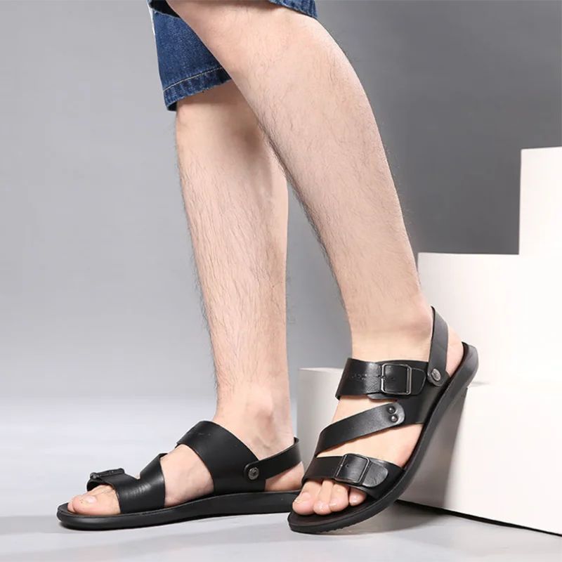 Chinelo de Couro Masculino 