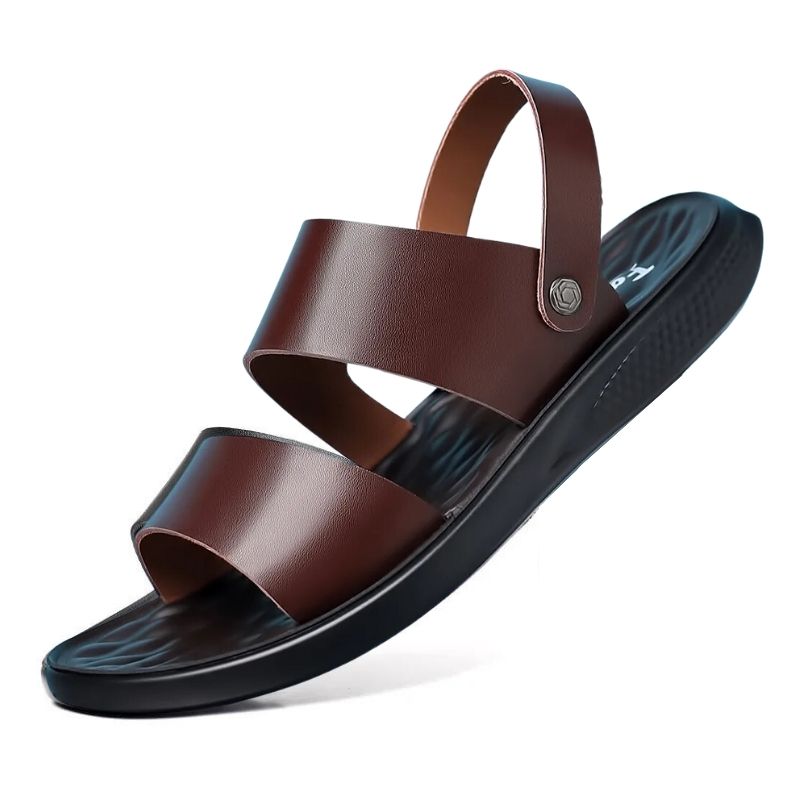 Chinelo de Couro Masculino