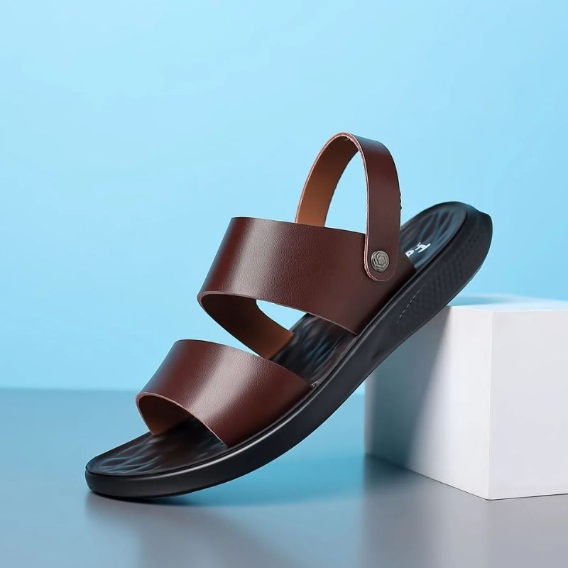 Chinelo de Couro Masculino