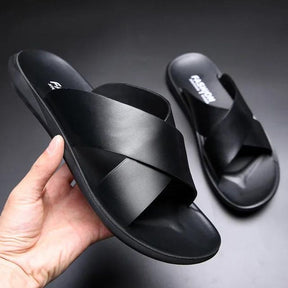 Chinelo de Couro Masculino 